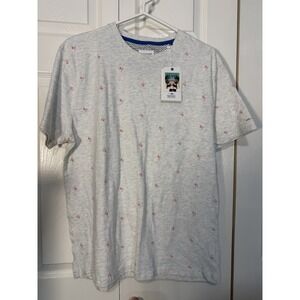 Denim Flower Men's NWT Tshirt Oatmeal Color Size Large